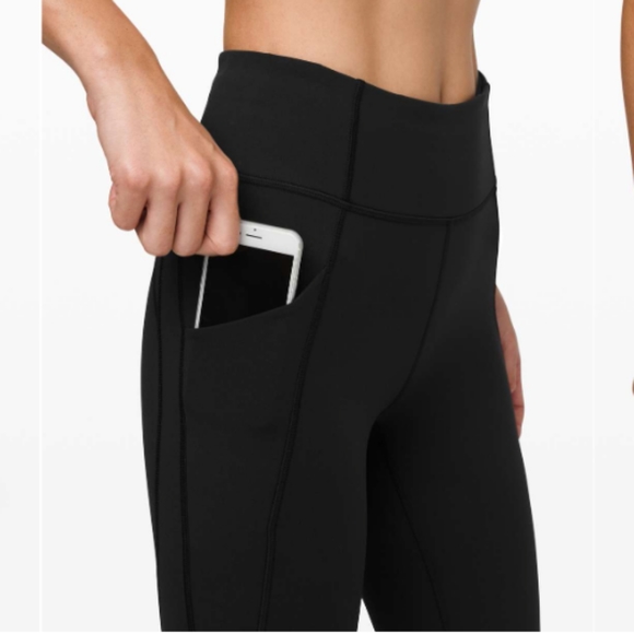 Lululemon Time To Sweat Black Crop Leggings - Picture 2 of 10